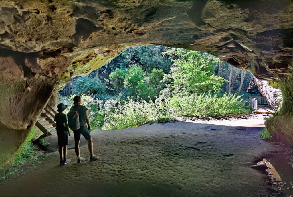 Blick aus der Karlshöhle